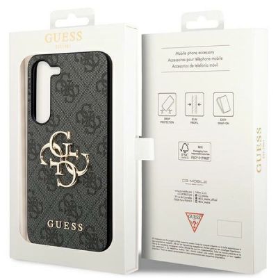 8. Etui Guess 4G Big Metal Logo na Samsung Galaxy S24+ - czarne