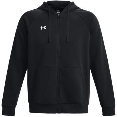 2. Bluza męska Under Armour Rival Fleece FZ Hoodie czarna 1379767 001