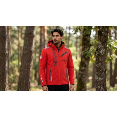 4. Softshell męski Geographical Norway ROYAUTE MEN ASS A BS2 056 (WT1804H/GN-RED / BLACK)