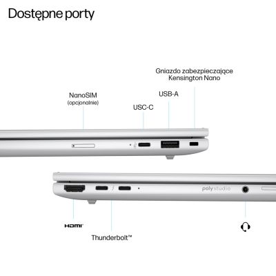 3. HP EliteBook 8 G1i 14 Ultra 5 225U 14.0"WUXGA 400nits Matt 32GB DDR5 5600 SSD1TB Intel Graphics Cam5MPx+IR 62Wh W11Pro 3Y OnSite