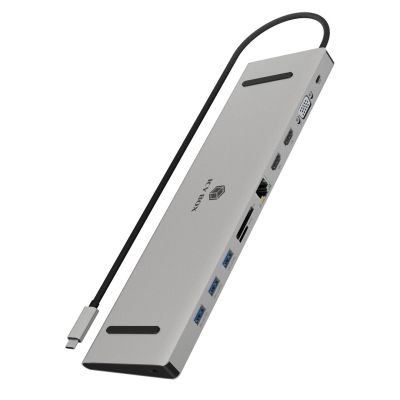 Stacja dokująca IcyBox USB-C -> HDMI/VGA/USB-A/USB-C/3,5mm