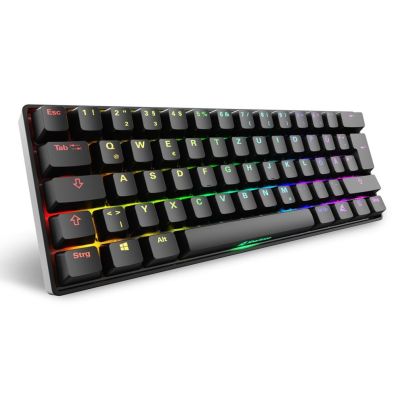 9. Klawiatura Sharkoon Gaming Keyboard Skiller SGK50S4 Gen2 czarno-żółty RGB