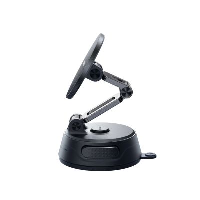 3. Joyroom JR-ZS510 Gel Suction Cup MagSafe Foldable Car Phone Mount - Gunmetal Black