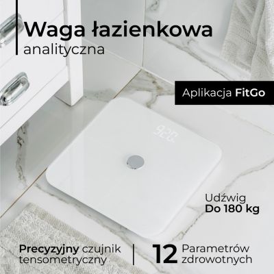 8. Waga łazienkowa ADLER AD 8187w biała