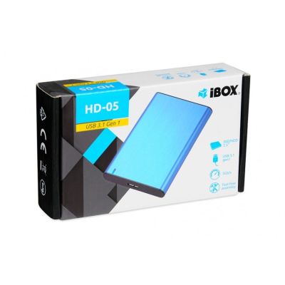 2. OBUDOWA I-BOX HD-05 ZEW 2,5" USB 3.1 GEN.1 BLUE