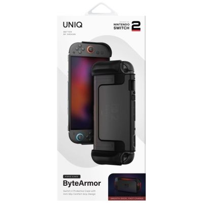 4. Etui UNIQ Hybrid Bytearmor do Nintendo Switch 2 - czarne