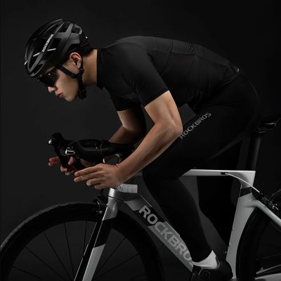 5. Koszulka rowerowa Rockbros 15120002004 z krótkim rękawem XL - czarna