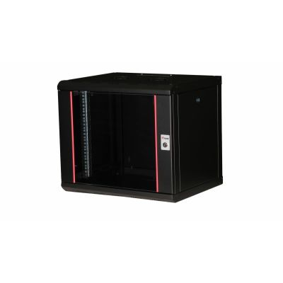Equip EPM-09-6045-B-CBAA stojak 9U Szafa wisząca Czarny