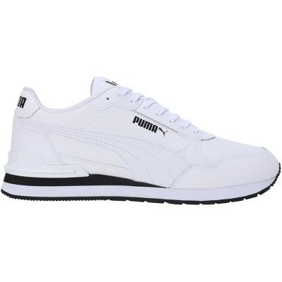 3. Sneakersy męskie Puma ST Runner v4 L wysokie za kostkę białe (399068-07)