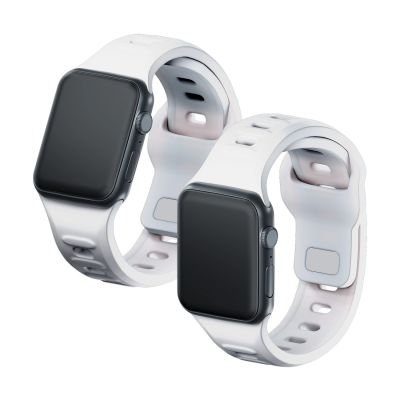 13. Pasek silikonowy 3mk Silicone Watch Strap do Apple Watch 42 / 44 / 45 / 49 mm - biały