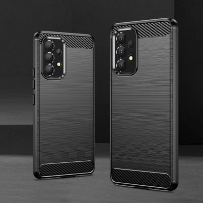 6. Carbon Case elastyczne etui pokrowiec Samsung Galaxy A53 5G czarny