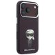 5. Etui Karl Lagerfeld Smooth Ikonik Sketch MagSafe do iPhone 18 Pro / 17 Pro - burgundowe