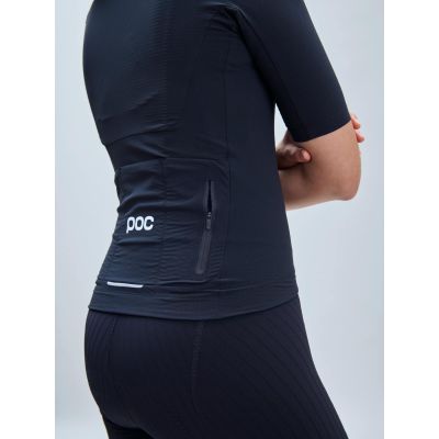 4. Koszulka rowerowa damska POC W's Raceday Jersey czarny