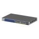 9. Switch Netgear GS728TXPv3 28p PoE 190W ( PoE+: 24p) Managed Gigabit/10G
