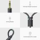7. Ugreen adapter audio jack 3.5mm męski do 2xRCA żeński kabel 0.25m szary (AV109)