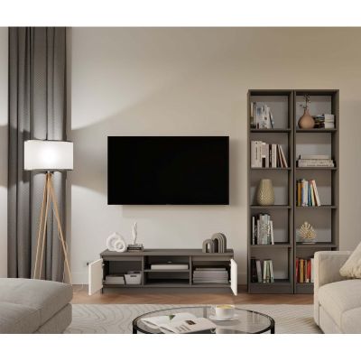 7. REGAŁ NA KSIĄŻKI 40 CM ANTRACYT