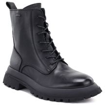 Skórzane botki damskie workery ocieplane czarne Big Star UU274375