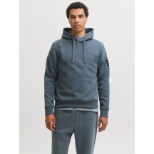 Jack&Jones męska bluza z kapturem JJCLEVELAND SWEAT HOOD SN 12298441 TURBULENCE