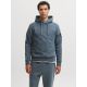 Jack&Jones męska bluza z kapturem JJCLEVELAND SWEAT HOOD SN 12298441 TURBULENCE