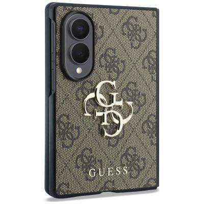 3. Etui Guess Big 4G Logo na Samsung Galaxy Z Fold 8 - brązowe
