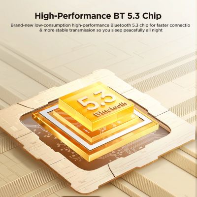 11. Słuchawki bezprzewodowe TWS Joyroom JR-TS1 Cozydots Series do spania ANC Bluetooth 5.3 - czarne