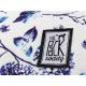 7. PLECAK THE SOCIETY PACK XCLASSIC BACKPACK 181CPR702-72 OFF WHITE BLUE FLOWER ALLOVER