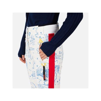 5. Spodnie narciarskie damskie ROSSIGNOL W Jcc Sublim Pant biały