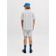 6. Jack&Jones męskie szorty JPSTJAIDEN COBA STRIPE JOG SHORTS REG SN 12274413 CLOUD DANCER/STRIPES