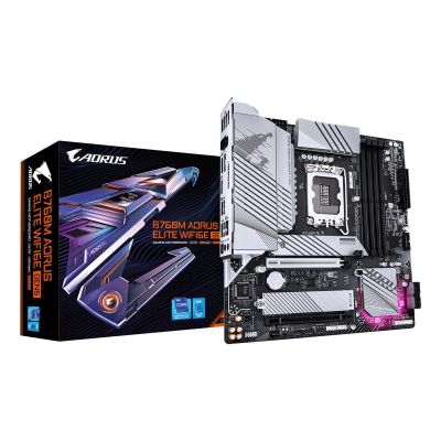 6. GIGABYTE B760M AORUS ELITE WIFI6E GEN5 Intel B760 LGA 1700 micro ATX