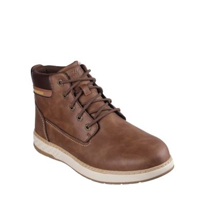 2. Buty męskie Skechers Garlan Deno brązowe 205235 BRN