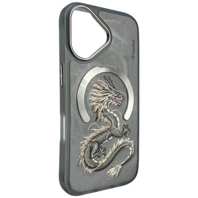 5. Etui Nimmy Dragon MagSafe na iPhone 16 - szare