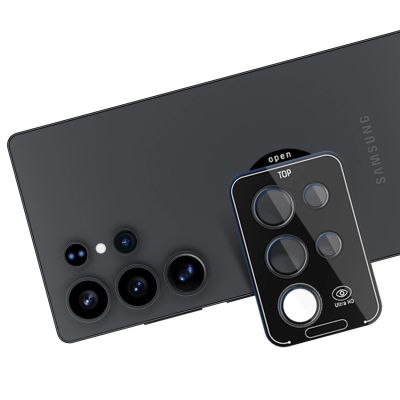 4. Szkło na obiektyw aparatu 3mk Lens Protection Pro Black do Samsung Galaxy S25 Ultra