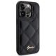 4. Etui Guess Quilted Metal Logo na iPhone 15 Pro Max - czarne