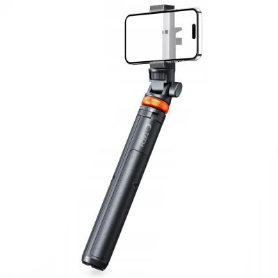 8. Selfie stick Tech-Protect L03S Bluetooth z pilotem, tripodem do 148cm i głowicą 180 - czarny