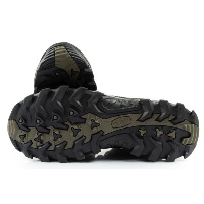 9. CMP Rigel buty męskie trekkingowe skóra trwałe wodoodporne za kostkę oliwkowe