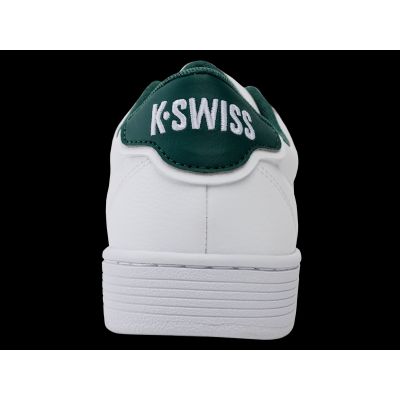 4. Sneakersy K-swiss COURT BALBOA WHITE/CLOUD DANCER/POSY GREEN-M (04735-168-M)