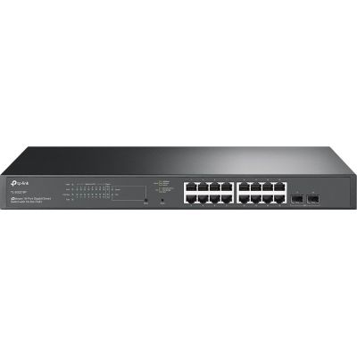 2. Switch TP-Link TL-SG2218P L2/L2+ Gigabit Ethernet (10/100/1000) Obsługa PoE 1U Czarny