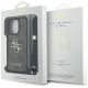 7. Etui Guess 4G Big Logo Cord Stap Crossbody do iPhone 16 Pro brązowy
