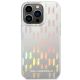 2. Etui Karl Lagerfeld Karl Lagerfeld Monogram Iridescent na iPhone 14 Pro - srebrne
