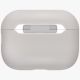 4. Etui UNIQ Lino Silicone na AirPods Pro - beżowe