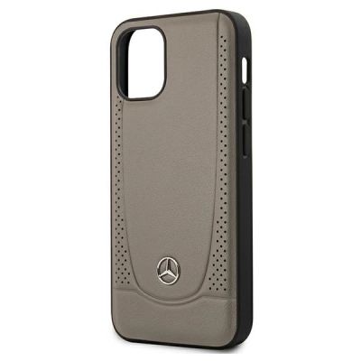 6. Etui Mercedes Urban Line na iPhone 12 mini - brązowe