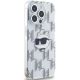4. Etui Karl Lagerfeld IML Choupette Head & Monogram na iPhone 15 Pro - przezroczyste