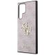 6. Etui Guess 4G Big Metal Logo na Samsung Galaxy S24 Ultra - różowe