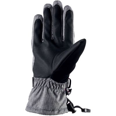 2. Rękawice narciarskie damskie Viking Ronda Ski Lady regulowane ściągaczem ocieplane szaro-różowe (113/20/5473/46)