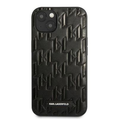 2. Etui Karl Lagerfeld Monogram Plaque na iPhone 13 mini - czarne