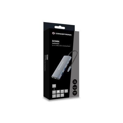 7. Conceptronic DONN06G Przewodowa USB 3.2 Gen 1 (3.1 Gen 1) Type-C Szary