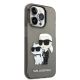 4. Etui Karl Lagerfeld Glitter Karl&Choupette na iPhone 14 Pro - czarne