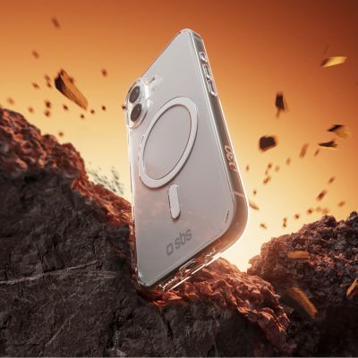 3. Etui SBS Extreme Mag z technologią D3O na iPhone 17 - przezroczyste