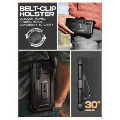 7. Etui Supcase Unicorn Beetle Pro na Samsung Galaxy S25 FE - czarne