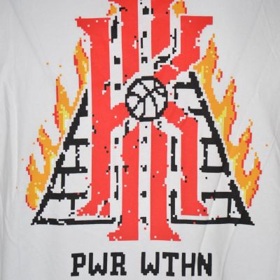 3. Koszulka Nike Kyrie Logo Dry T-shirt White - DJ1566-100